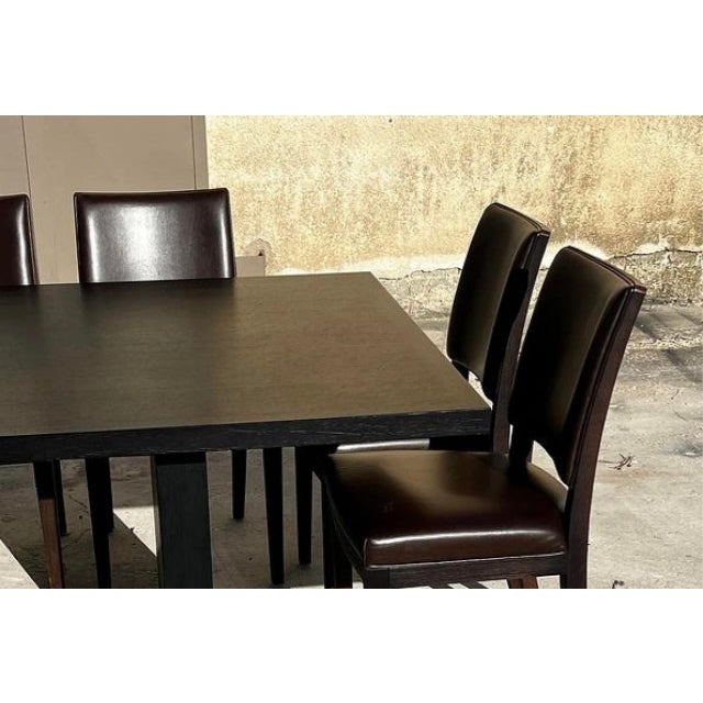 2000 - 2009 Maxalto Simposio Wenge Dining Table 290 For Sale - Image 5 of 6
