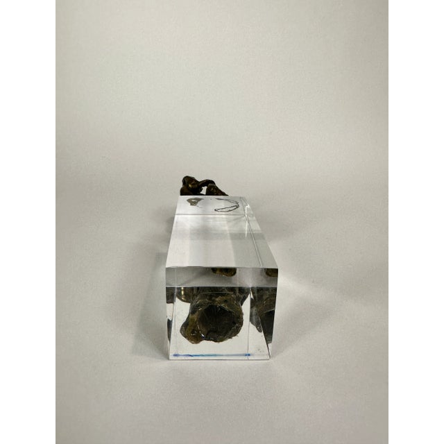 1970's Modern Bronze Figure Sculpture by M. Gristauts For Sale In Chicago - Image 6 of 8