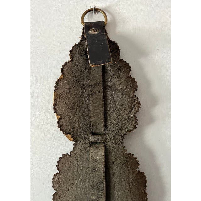 Brass Vintage Brass and Leather Horse Bridle Strap For Sale - Image 8 of 9