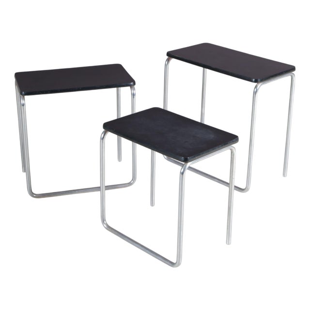 Nesting Tables by Jan Schrofer for Ahrend de Cirkel, Netherlands, 1930s For Sale