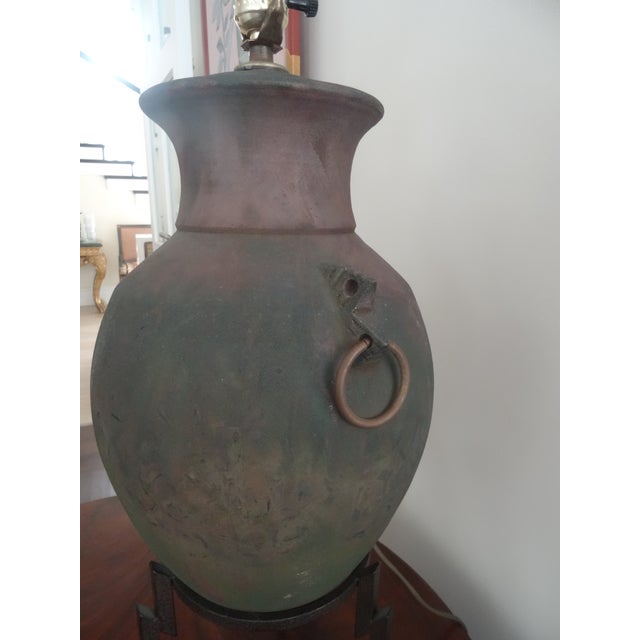 Vintage Southwest Style Lamp For Sale In Los Angeles - Image 6 of 8