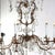 Glass Large Antique French Louis XIV Style Brass & Crystal 8 Light Chandelier C1930 For Sale - Image 7 of 14