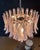 Vintage Italian Murano Chandelier with Pink Glass Petals, 1990s For Sale - Image 11 of 18