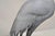 Mid 20th Century Vintage Hollywood Regency Pewter Metal 27" Crane Bird Garden Statue Hong Kong For Sale - Image 5 of 12