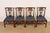 1980s Baker Furniture Style Georgian Carved Mahogany Dining Chairs, Set of Four For Sale - Image 5 of 12