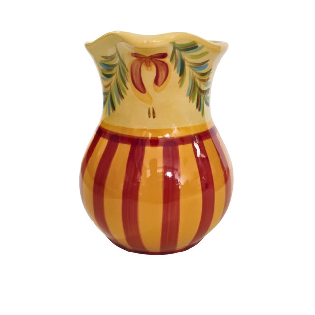 Southern Living at Home Gail Pittman "Siena" Ceramic Pitcher & Dish Set - 2 Pieces For Sale - Image 9 of 16