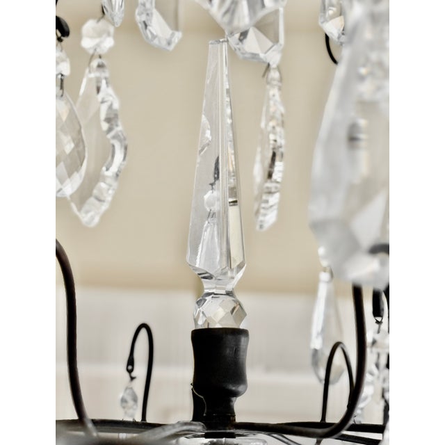 Late 19th Century French Louis XV Style Bronze and Crystal Chandelier For Sale - Image 13 of 18