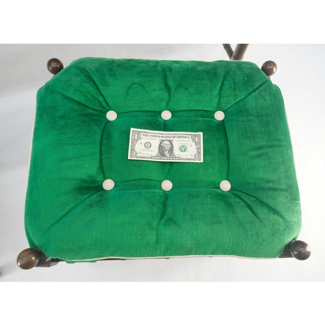 Mid Century c1970s Faux Bamboo Console Sofa Table & Pair Nesting Benches MINT! For Sale - Image 18 of 18