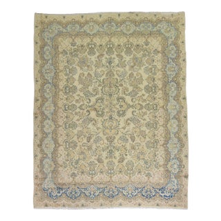 Formal Feminine Vintage Kerman 7'5'' X 10'2'' For Sale