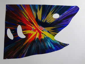 Damien Hirst, Shark Spin Painting, 2009,.Acrylic on Paper