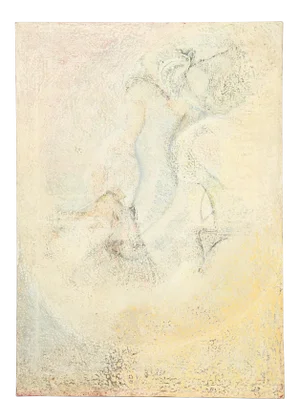 1998 Abstract Expressionist Mixed-Media Painting by Alan Goldstein