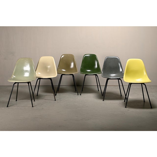 Herman Miller DSX Side Chairs by Charles and Ray Eames for Herman Miller, 1960s, Set of 6 For Sale - Image 4 of 18