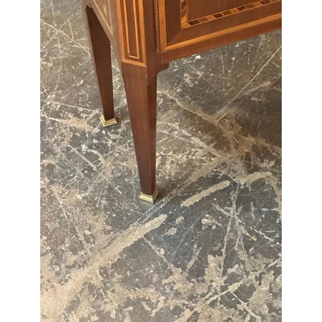 Pair of 19th Century Italian Tables With Marquetry Inlay For Sale - Image 4 of 6