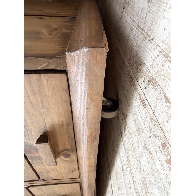 Pine Workshop Cabinet, 1950s For Sale - Image 12 of 18