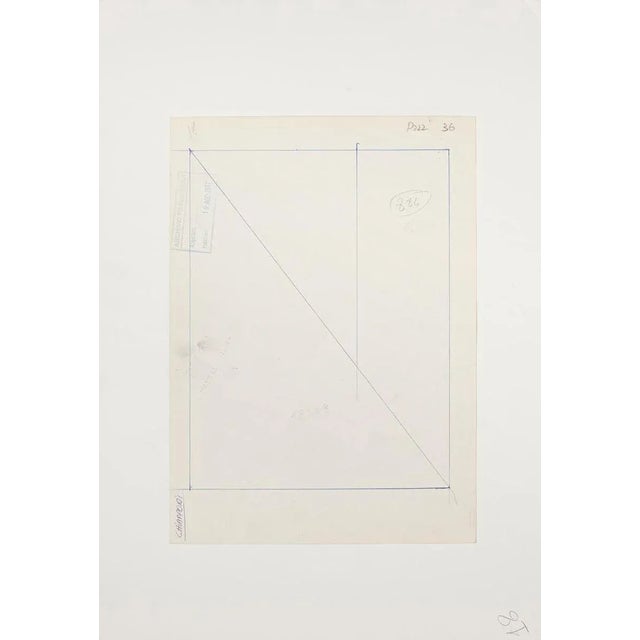 Untitled - Original China Ink by A. Chiappori - 1970s 1970s For Sale - Image 3 of 4