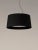 Black gt7 pendant lamp by santa & cole. Dimensions: d 90 x h 44 cm. Materials: metal, ribbon.designed for intermediate...