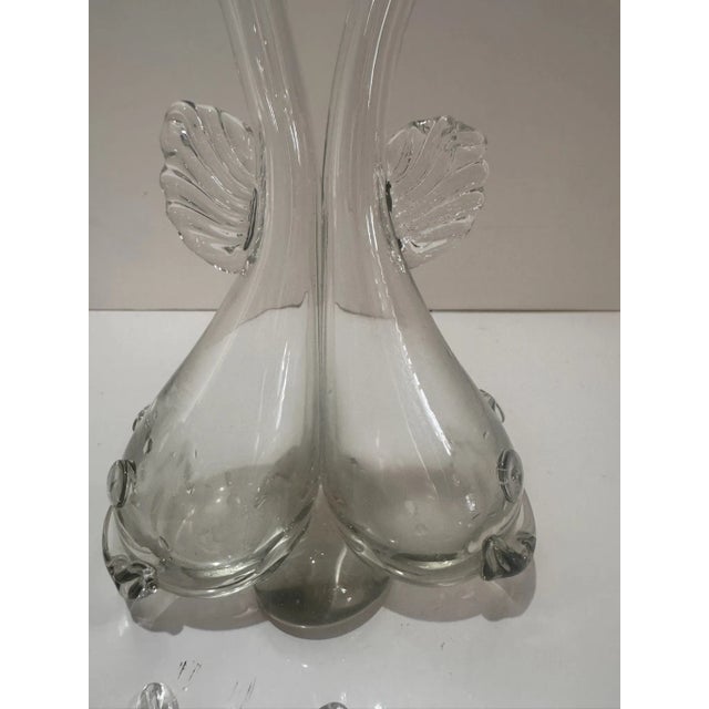 Vintage 1950s Murano Glass Fish Cruet Set – Handblown Italian Art Glass For Sale In Atlanta - Image 6 of 7