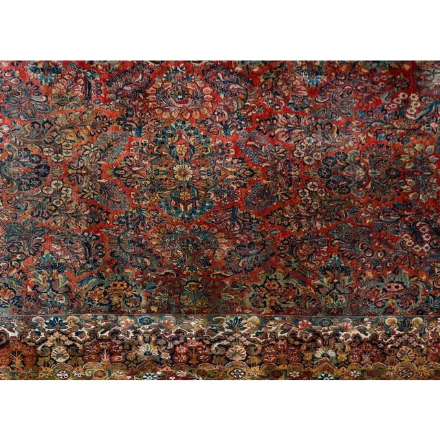 1930s Early 20th Century Persian Sarouk Rug For Sale - Image 5 of 13