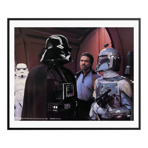 'Star Wars: The Empire Strikes Back' 1980 Original Vintage Cinema Lobby Card Framed in Black