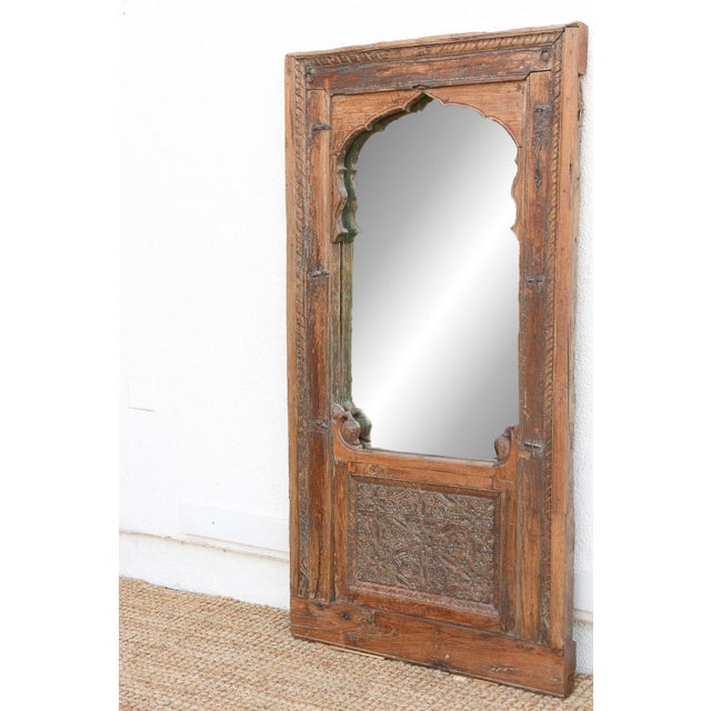 2000 - 2009 Antique Architectural Mughal Arch Mirror For Sale - Image 5 of 10