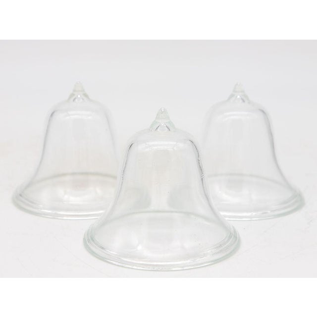 Glass Set of 3 Glass Garden Cloches, English Mid 20th C. For Sale - Image 7 of 8