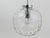 Large Bubble Melting Glass and Chrome Globe Pendant Lamp, Germany, 1970s For Sale - Image 14 of 18