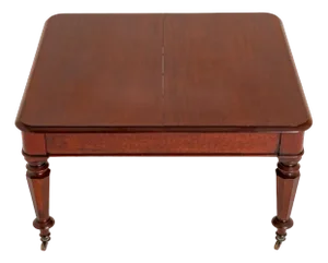 William V Extendable Dining Table in Mahogany