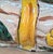 1970s Italian Majolica Stacked Pillows Garden Stool or Ottoman - Trompe l'Oeil Style For Sale - Image 13 of 16