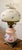 Victorian Mid 20th Century Electric Hurricane Lamp For Sale - Image 3 of 12