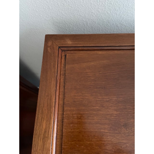 Wood 1960s Vintage Asian Rosewood Nesting Tables - Ming Style For Sale - Image 7 of 8