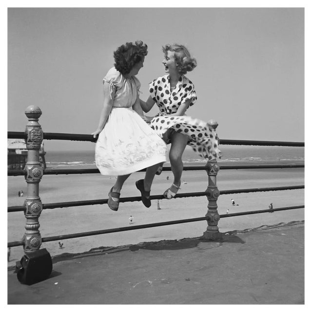 Bert Hardy, Blackpool Railings, 1951, Silver Gelatin Fibre Print For Sale