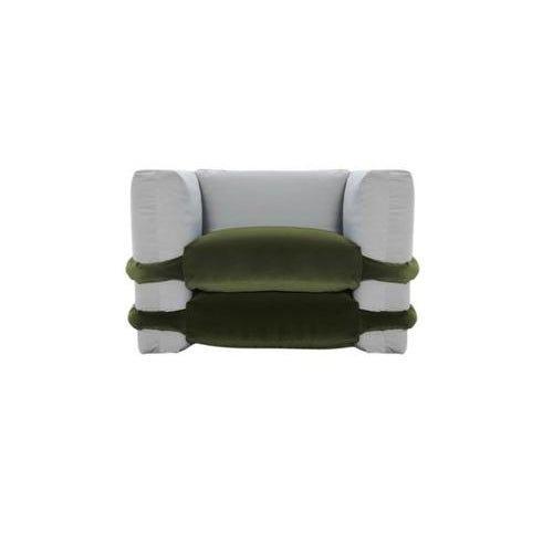 Textile Velvet Pillow Sofa by Muller Van Severen for BD Barcelona For Sale - Image 7 of 18