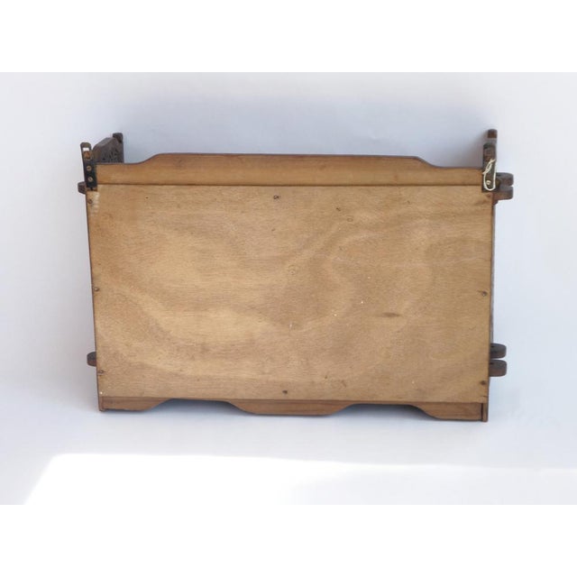 Antique Dutch Carved Shelf Cabinet For Sale - Image 6 of 7