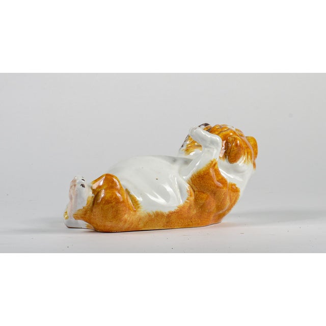 1980s Italian Bulldog Figurine in Ceramic, 1980 For Sale - Image 5 of 11