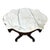 Renaissance Revival Carved Walnut & Marble Turtle Top Table C1890 For Sale - Image 9 of 14