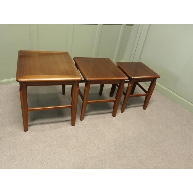 Nesting Tables, 1970s, Set of 3 For Sale - Image 6 of 8