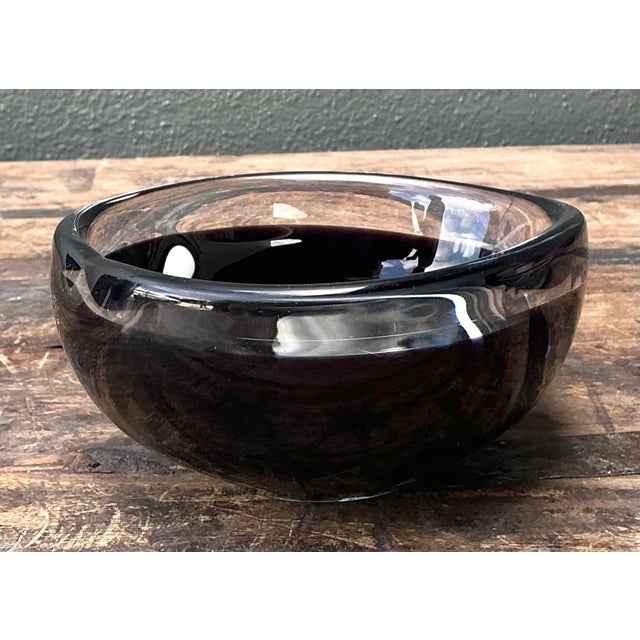 Mid-Century Modern Vintage Orrefors Glass Bowl For Sale - Image 3 of 12
