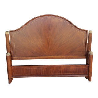Vintage Thomasville Bogart King Size Bed Extendable Posts For Sale