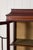 Wood 1910s Edwardian Sheraton Revival Mahogany Glass Front Display Case on Spade Legs For Sale - Image 7 of 11