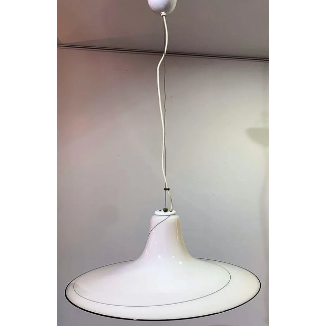 Glass Murano Glass Ceiling Lamp, 1970s For Sale - Image 7 of 7