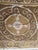 Orange Suzani Tablecloth — Decorative Vintage Embroidery, 4'7'' X 4'7'' For Sale - Image 8 of 10