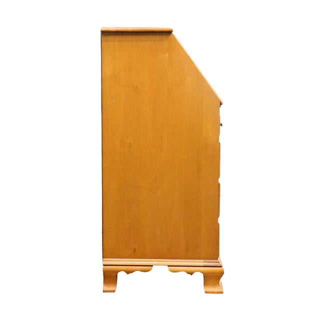 Pennsylvania House Independence Hall Collection Solid Maple Early American Traditional 34" Drop Front Secretary Desk 1573 For Sale - Image 13 of 16