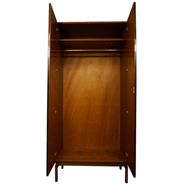Vintage Polish Wardrobe with Op Art Motif, 1970s For Sale - Image 3 of 7