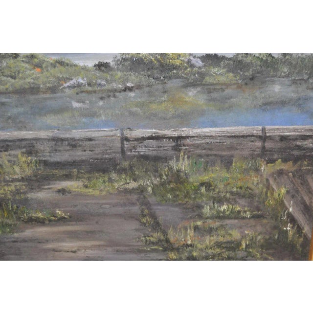 Hutchinson Co. Quarry Original Oil Painting c.1960 For Sale - Image 5 of 9