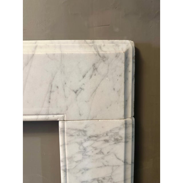 Antique Georgian Style Calacatta Marble Fireplace, 1860 For Sale - Image 9 of 11