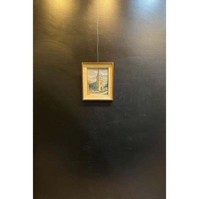 Alois Wittlin, For Suzy and Jacques, Gouache on Canvas, 1970 For Sale - Image 9 of 13