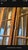 Antique Tall French Doors Beveled Glass With Arched Transom/FanLight Window For Sale - Image 16 of 17