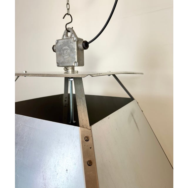Large Industrial Factory Pendant Lamp from Elektrosvit, 1970s For Sale - Image 11 of 18