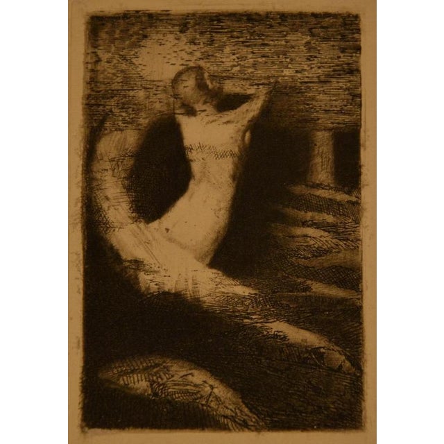 Odilon Redon, Passage of a Soul, 1890s, Etching For Sale - Image 5 of 5
