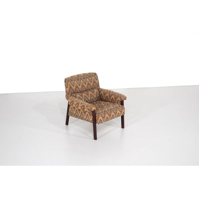 Armchair in Fabric and Wood, Italy, 1960s For Sale - Image 16 of 16